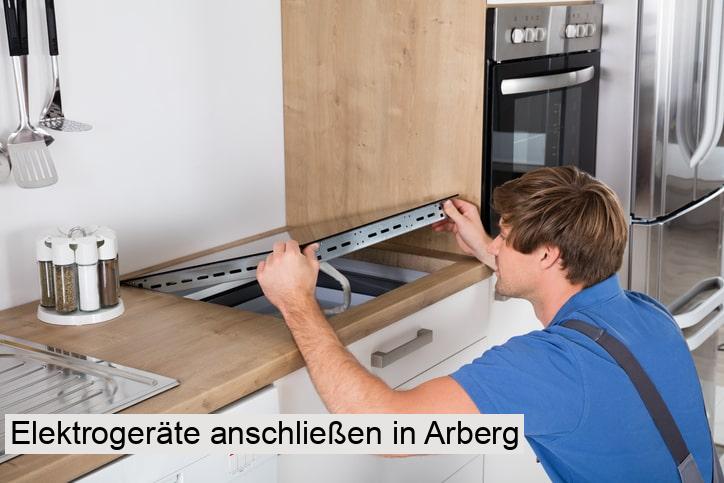 Elektrogeräte anschließen in Arberg